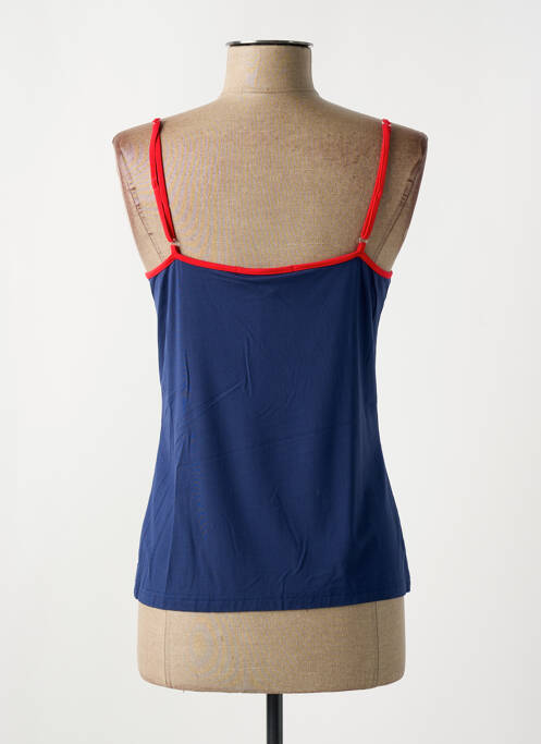 Maiou elasticitate fără mâneci albastru FUEGO WOMAN femme