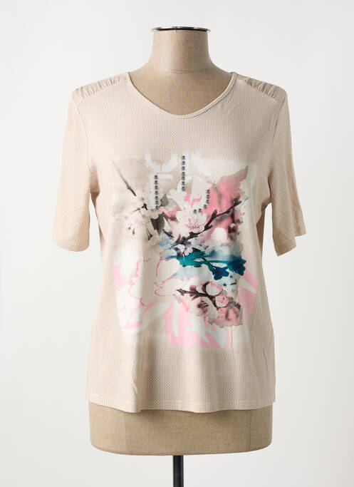 Tricou bej FRANK WALDER femeie