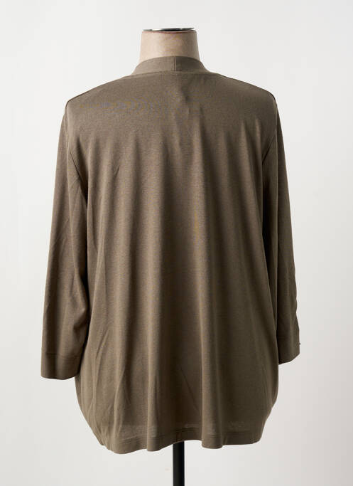 Vestă cu mâneci lungi maro RABE femeie