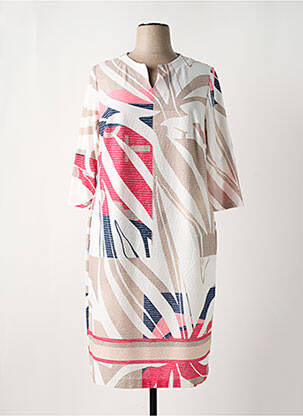 Rochie midi bej FRANK WALDER femeie