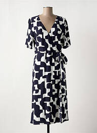 Rochie midi țesătură crep mâneci scurte negru STREET ONE femeie