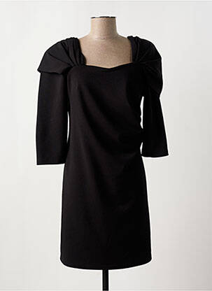Rochie scurtă mâneci 3/4 mâneci 3/4 negru GREGORY PAT femeie