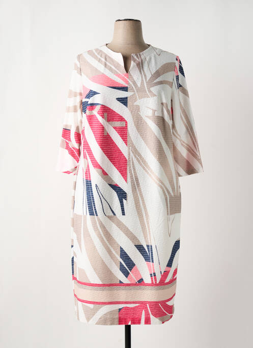 Rochie midi bej FRANK WALDER femeie