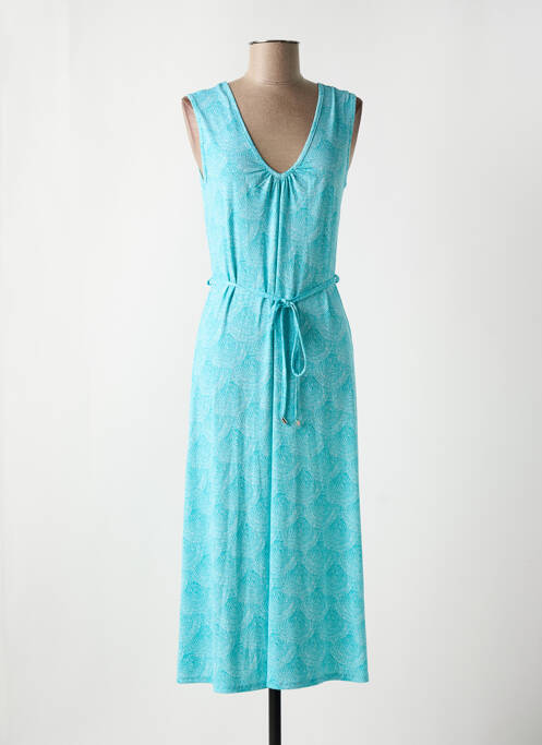 Rochie midi albastru MARBLE femeie