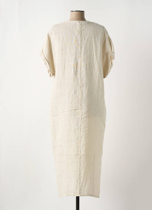 Rochie midi bej O'MER femeie