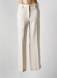 Pantalon drept țesătură crep mărime normală bej LAURENCE BRAS femme