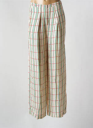 Pantalon larg roz CHLOÉ STORA femeie