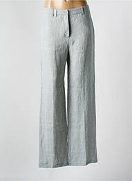 Pantalon larg talie cu cleme mărime normală gri ATTIC AND BARN femme