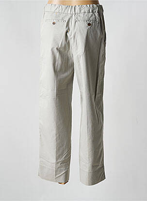 Pantalon chino țesătură poplin mărime normală gri SOEUR femeie