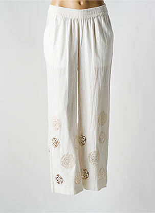 Pantalon drept bej SKALLI femeie