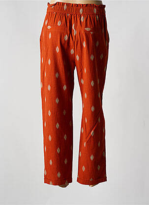 Pantalon 7/8 talie elastică mărime normală portocalie MARAIS femeie