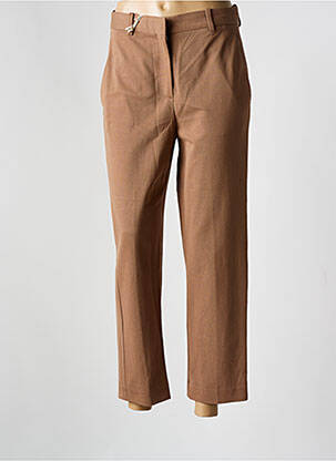Pantalon 7/8 elasticitate mărime normală maro CIRCOLO 1901 femeie