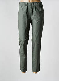 Pantalon 7/8 țesătură poplin mărime normală verde ROSSO 35 femme