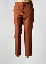 Pantalon 7/8 talie cu cleme mărime normală maro SOEUR femeie