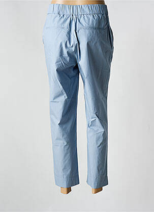 Pantalon 7/8 țesătură poplin mărime normală albastru ATTIC AND BARN femeie