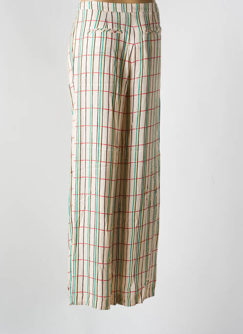 Pantalon larg roz CHLOÉ STORA femeie