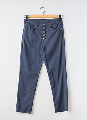 Pantalon slim buzunare albastru DONDUP femeie