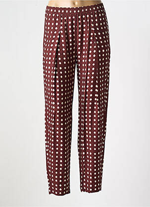 Pantalon slim maro DIEGA bărbat