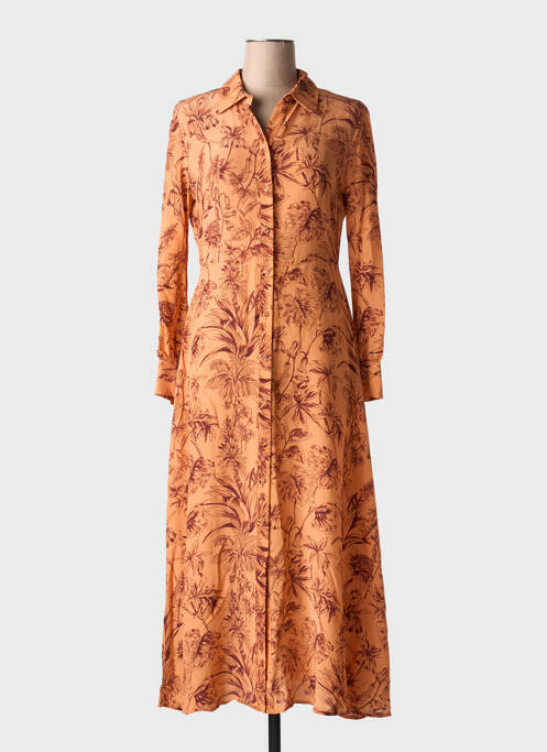 Rochie lungă portocaliu ATTIC AND BARN femeie