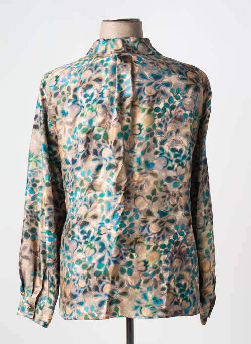 Cămașă imprimeu fantezie mâneci lungi albastru MOMONI femme