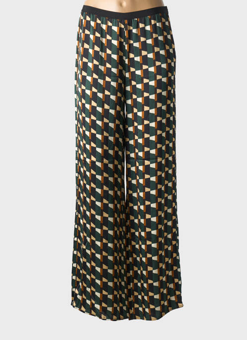 Pantalon evazat verde SIYU femeie