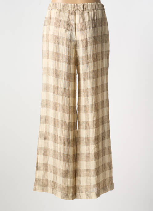 Pantalon larg bej DIEGA femeie