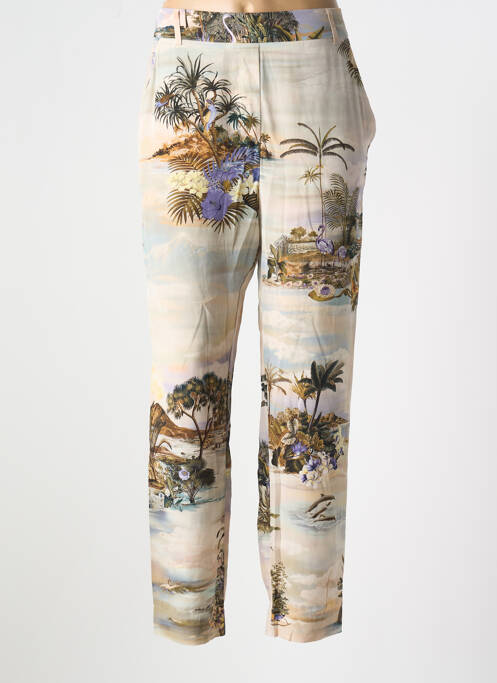 Pantalon drept bej MOMONI femeie