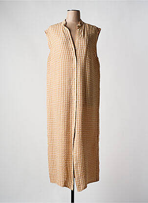 Rochie lungă bej ROSEANNA femeie