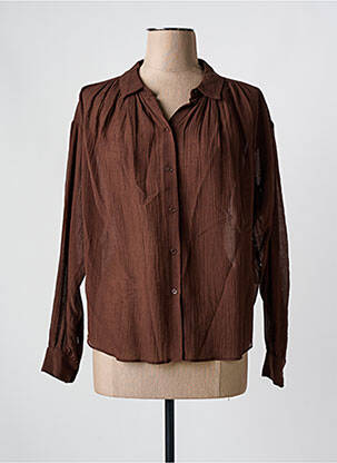 Cămașă maro MASSCOB femeie