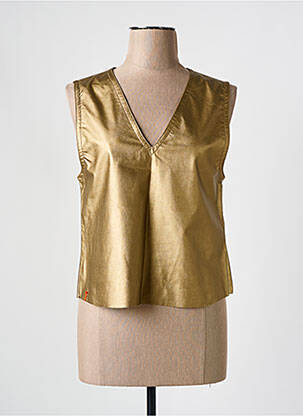 Top auriu MAEVY femeie