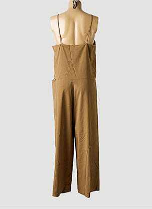 Salopetă-pantalon croială fluidă bretele subțiri maro PHISIQUE DU ROLE femeie