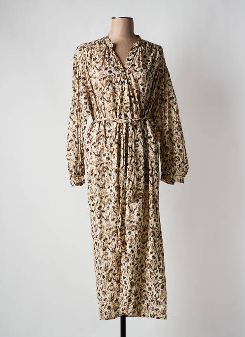 Rochie lungă bej DIEGA femeie