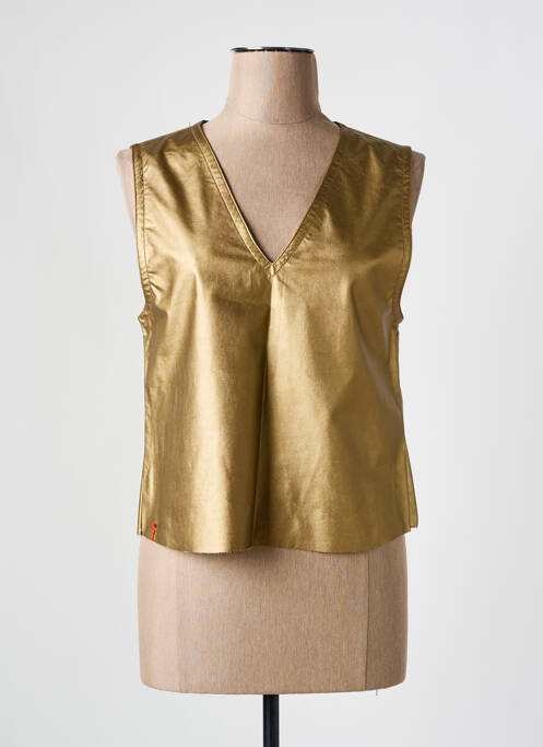 Top auriu MAEVY femeie