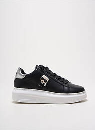 Adidași material neted toc de 4 la 6 cm negru KARL LAGERFELD femme