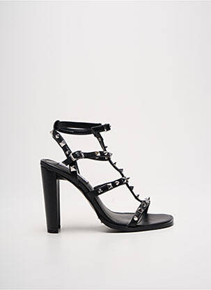 Sandale/pantofi decupați material neted toc înalt de 10cm și mai mult negru STEVE MADDEN femeie