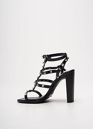 Sandale/pantofi decupați material neted toc înalt de 10cm și mai mult negru STEVE MADDEN femeie