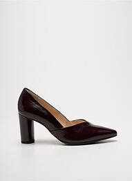 Pantofi cu toc țesătură satinată toc de 7 la 9 cm violet HOGL femme