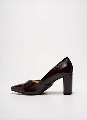 Pantofi cu toc țesătură satinată toc de 7 la 9 cm violet HOGL femeie