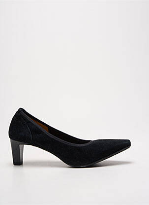 Pantofi cu toc nubuc toc de 4 la 6 cm negru QOO TUM femeie