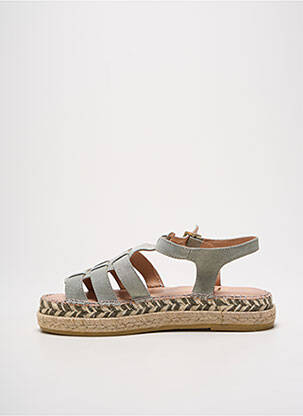 Espadrile tip de talpă amortizantă toc de 4 la 6 cm gri GAIMO femeie