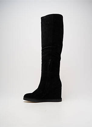 Cizme nubuc toc de 7 la 9 cm negru BILLIBI femeie