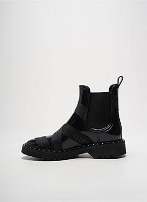 Botine/ghete material neted toc plat până la 3 cm negru LEMON JELLY femeie