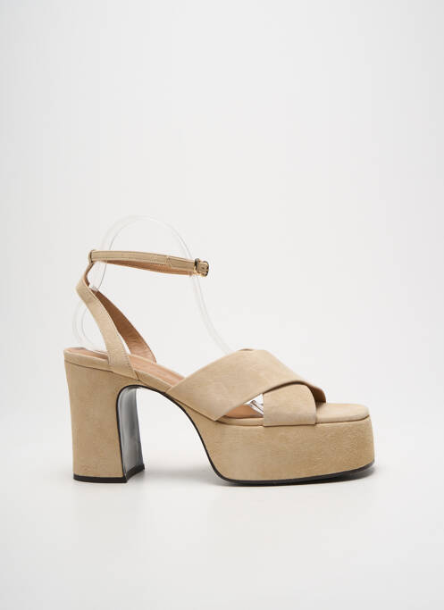 Sandale/Pantofi decupați bej FREELANCE femeie