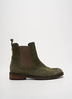 Botine/ghete nubuc toc plat până la 3 cm verde LLOYD femeie