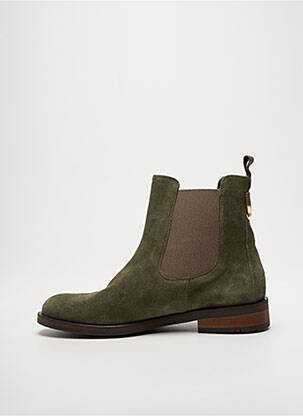 Botine/ghete nubuc toc plat până la 3 cm verde LLOYD femeie