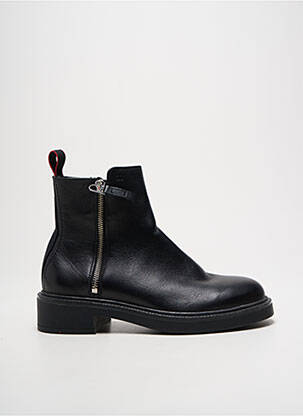 Botine/ghete material neted toc de 4 la 6 cm negru LLOYD femeie