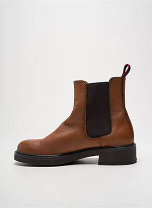 Botine/ghete material neted toc de 4 la 6 cm maro LLOYD femeie