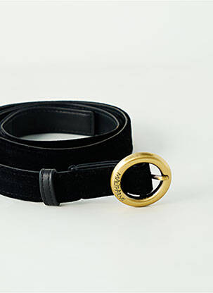 Curea efect material satinat negru MALIPARMI femeie