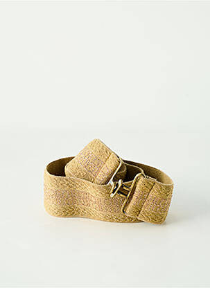 Curea efect material satinat auriu BELLEROSE femeie
