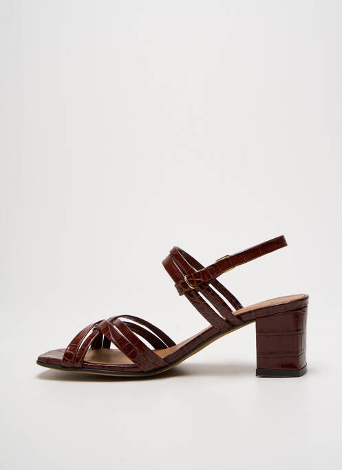 Sandale/Pantofi decupați maro ANTHOLOGY femeie